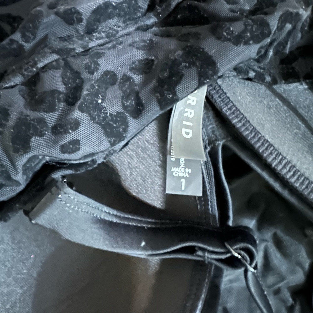 Torrid Black Leopard Print Skirt Set - Picture 6 of 8